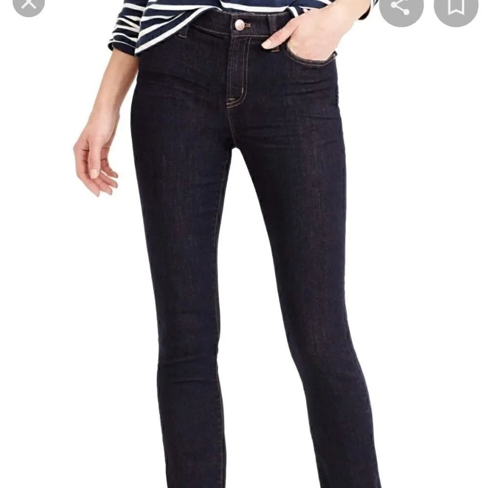 J. Crew Lookout High Rise Skinny Resin Wash sz 24